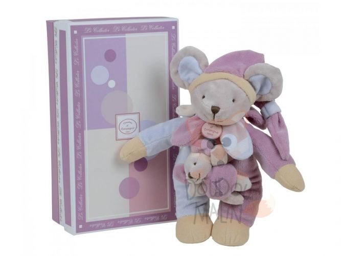  collector souris rose poudré boîte à musique violet beige bleu 